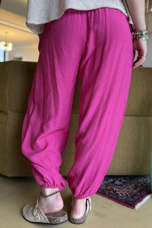 Basso Shirring Genie Pant Hot Pink /15=